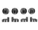 Black stove knob 4 units
