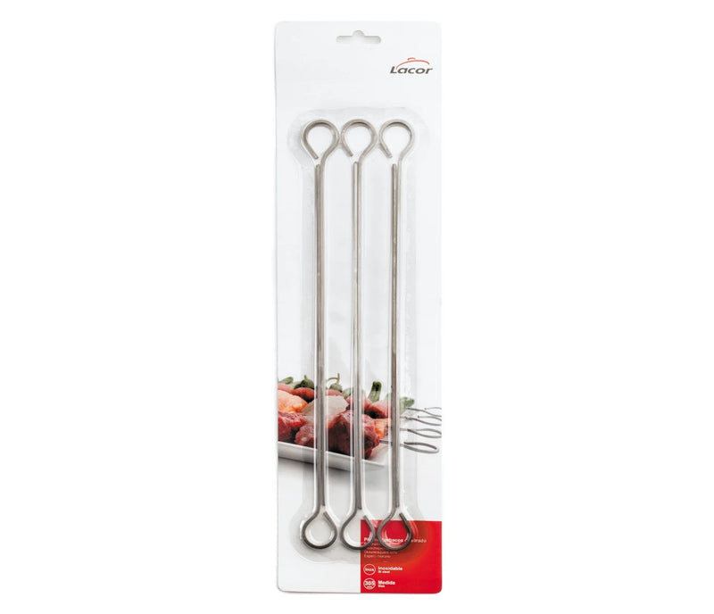 LACOR Set 6 pinchos morunos Inox 62446