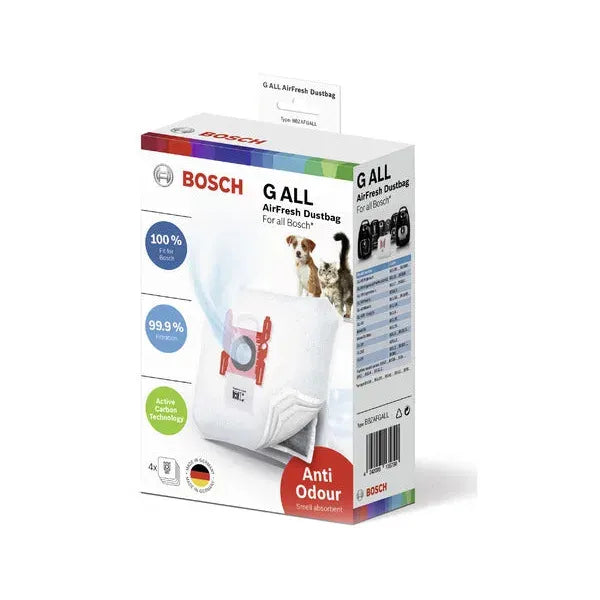 Saco aspirador para aspiradora Bosch 17002915 4 unidades