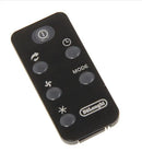 DeLonghi black remote control for portable fan AS00003365