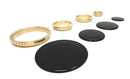 Set of 4 gas stove burners - Teka, Fagor, Balay (Caps + Rings)