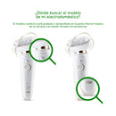 Cabezal masajeador depiladora Braun Silk Epil 9 Flex 81719650